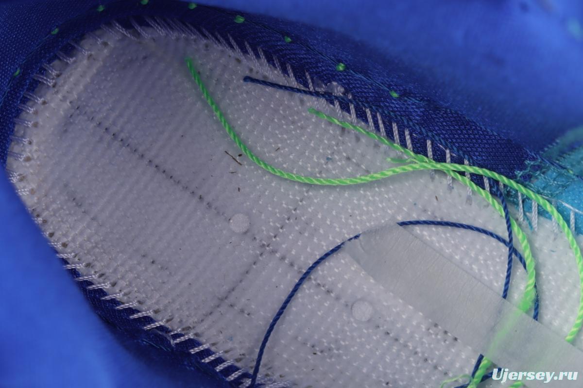 Air Jordan 1 Mid blue and green Chinese culture basketball shoes DA8010-400