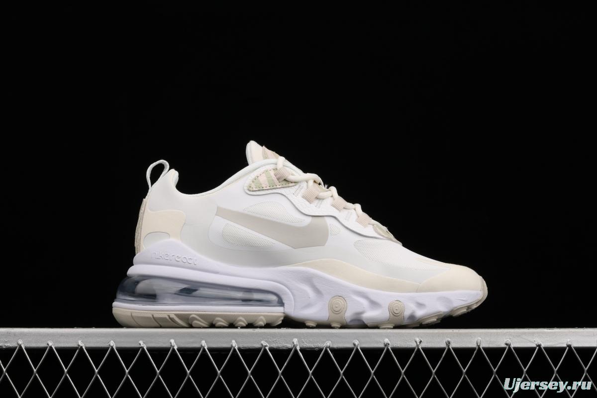 NIKE Air Max 270React new high-frequency mesh function half-palm air cushion running shoes CV8815-100