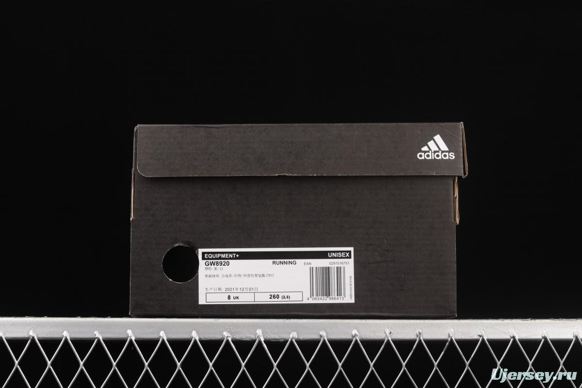 Adidas EQUIPMENT+ GW8920 2021 new cushioning breathable popcorn casual running shoes