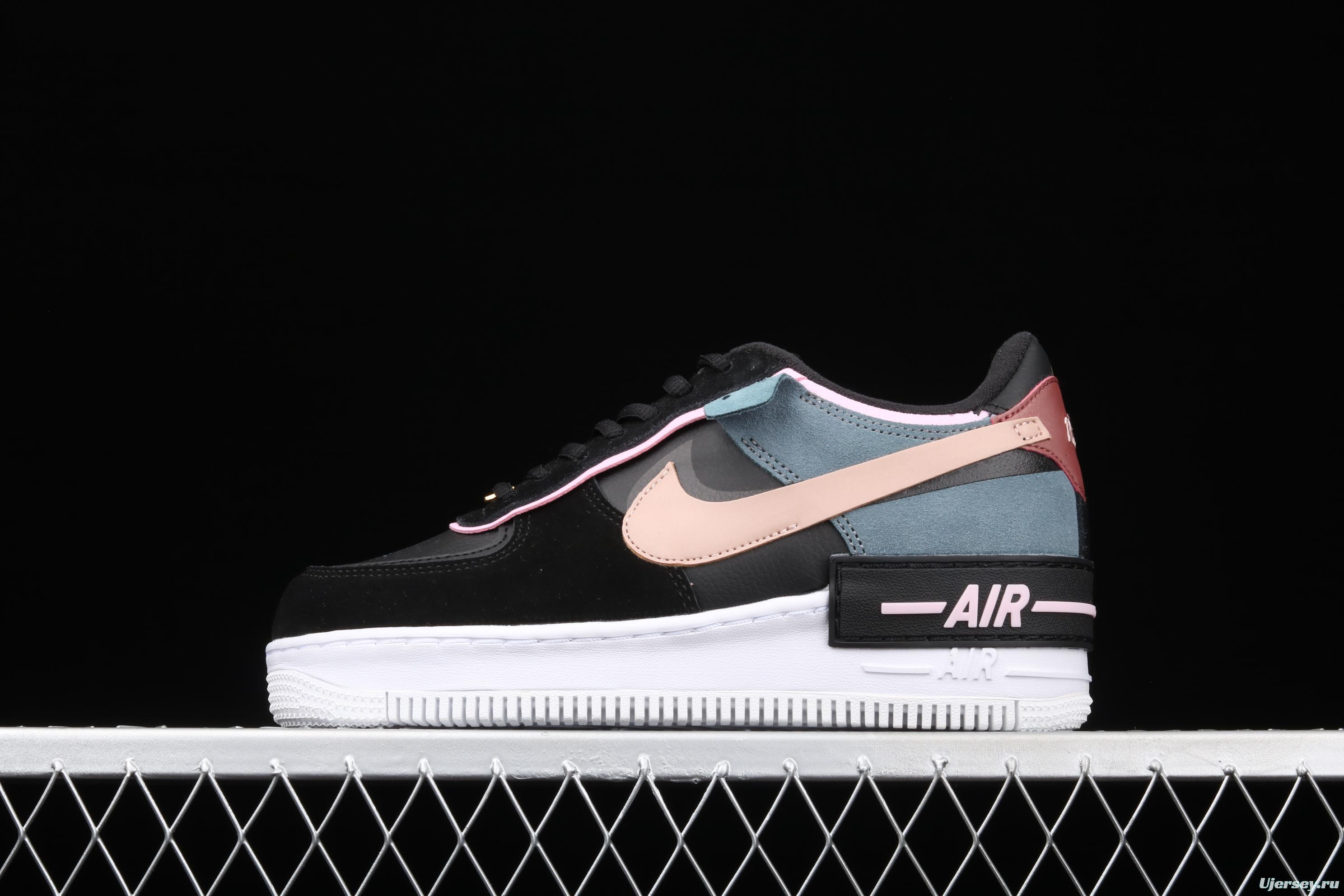 NIKE Air Force 1 ShAdidasow Rtl light weight heightened low-top 100-board shoes CU5315-001