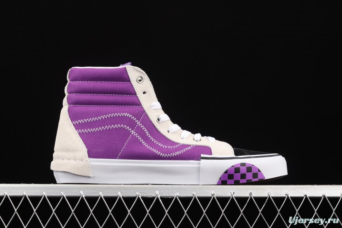 Vans SK8-Hi Reissue Ca Vance deconstructs and splices VN0A3WM15F5 of high-top vulcanized shoes