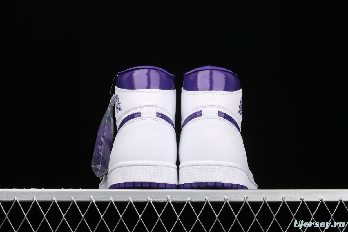 Air Jordan 1 High OG Court Purple White and Purple CD0461-151