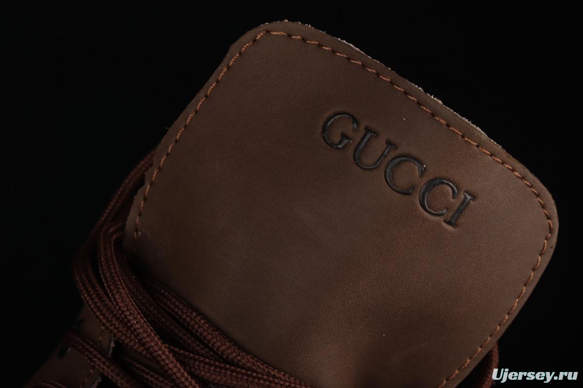 Gucci Screener GG High-Top Sneaker Gucci retro college style leisure Martin boots 02JPO605533