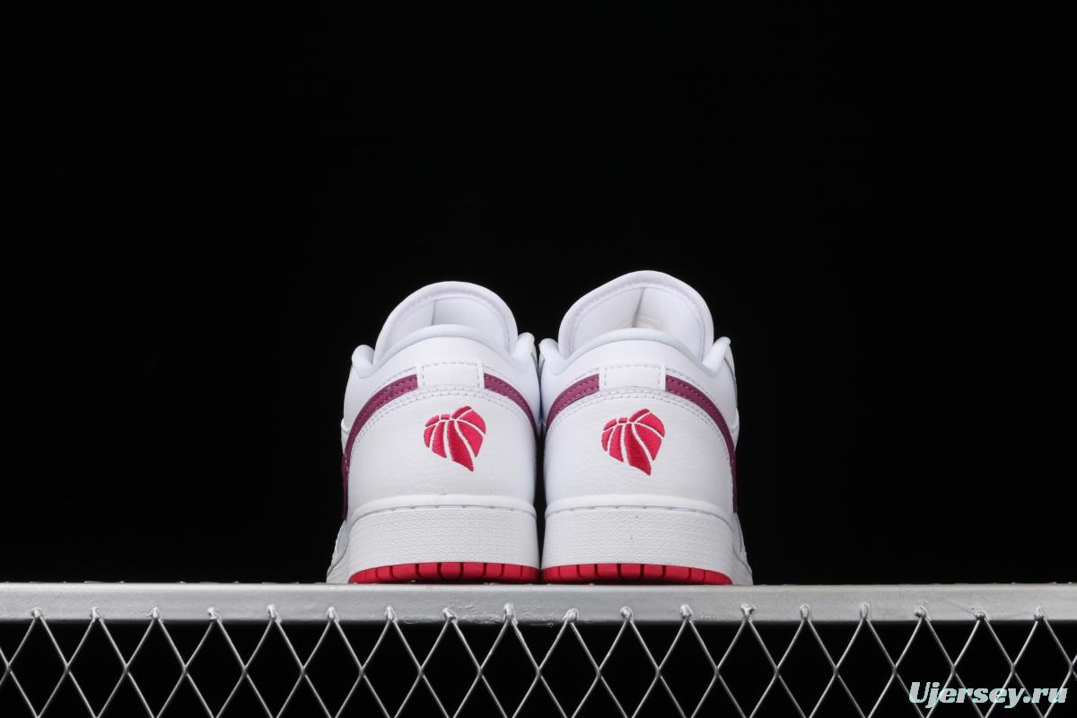 Air Jordan1 Low low-top basketball shoes for Valentine's Day 554723-161