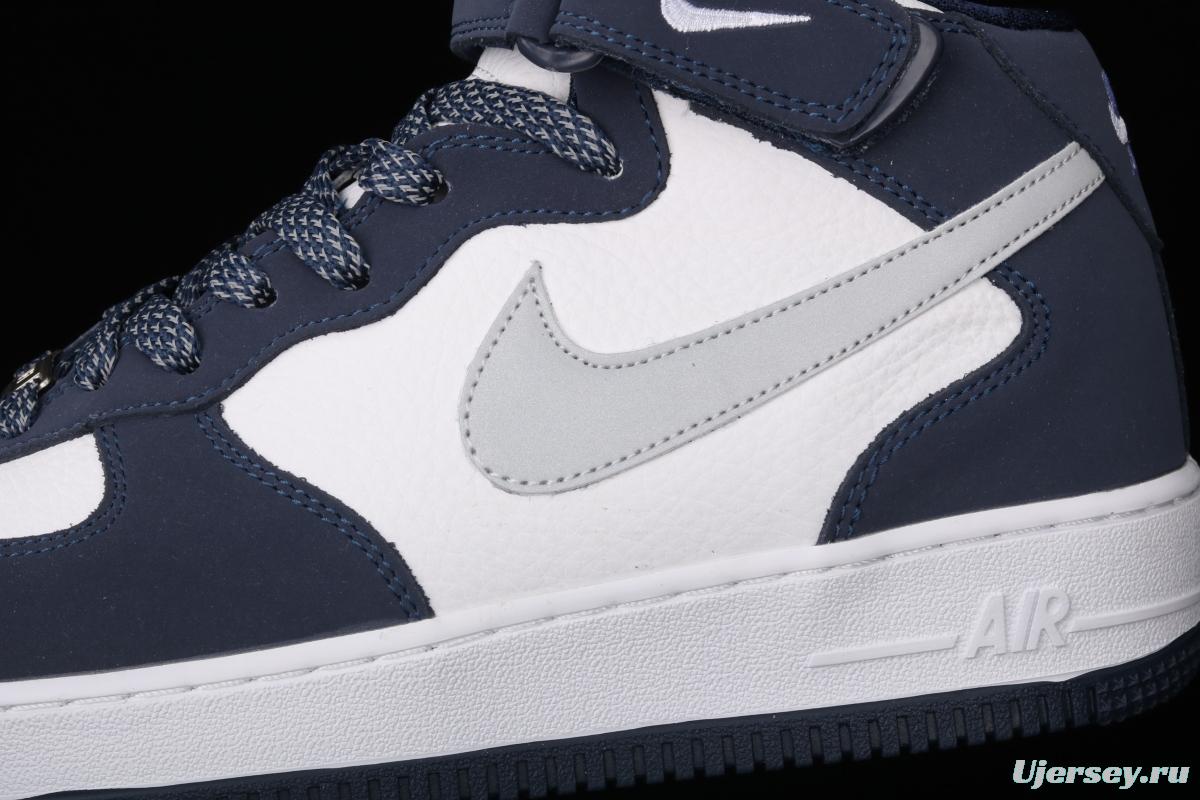 NIKE Air Force 11607 Mid midnight blue Zhongbang casual board shoes AQ2263-115