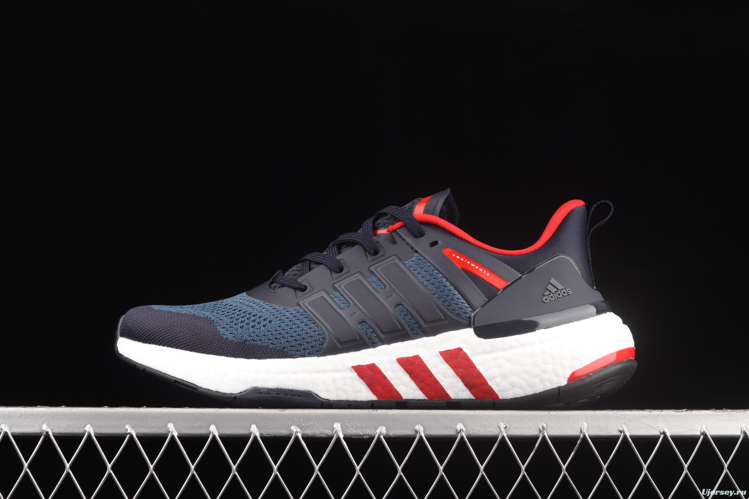 Adidas EQUIPMENT+ H02755 2021 new cushioning breathable popcorn casual running shoes