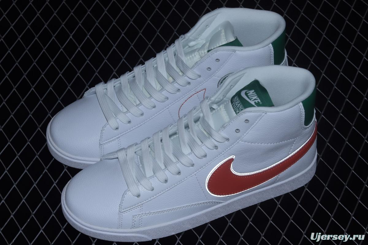 Stranger Things x NIKE Blazer Mid QS HH Trail Blazers high-top leisure sports board shoes CJ6101-100