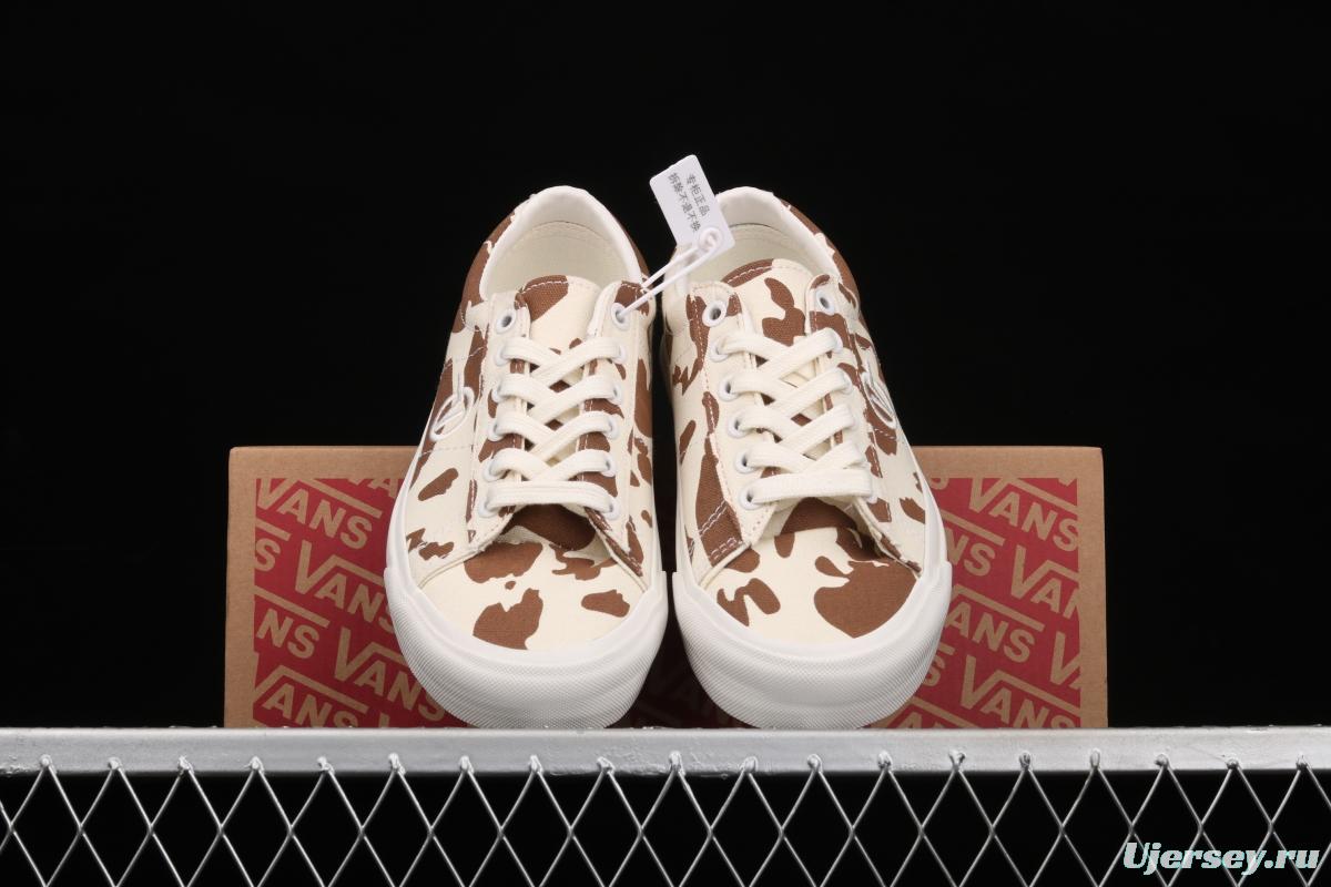 Vans Sid DX Vance brown cow striped Anaheim canvas board shoes VN0A4BTX41A