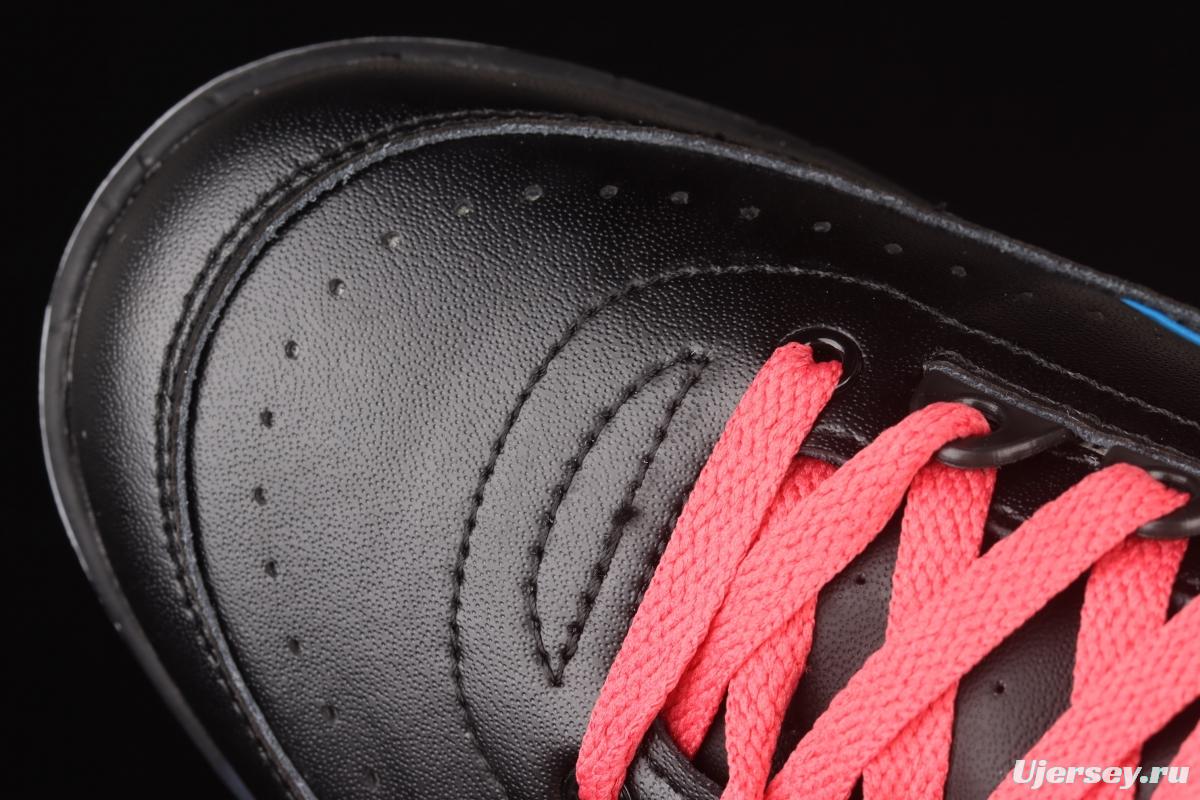 OFF-White x Air Jordan 2 Low SP AJ2 Joe 2 black and white color matching basketball shoes DJ4375-004