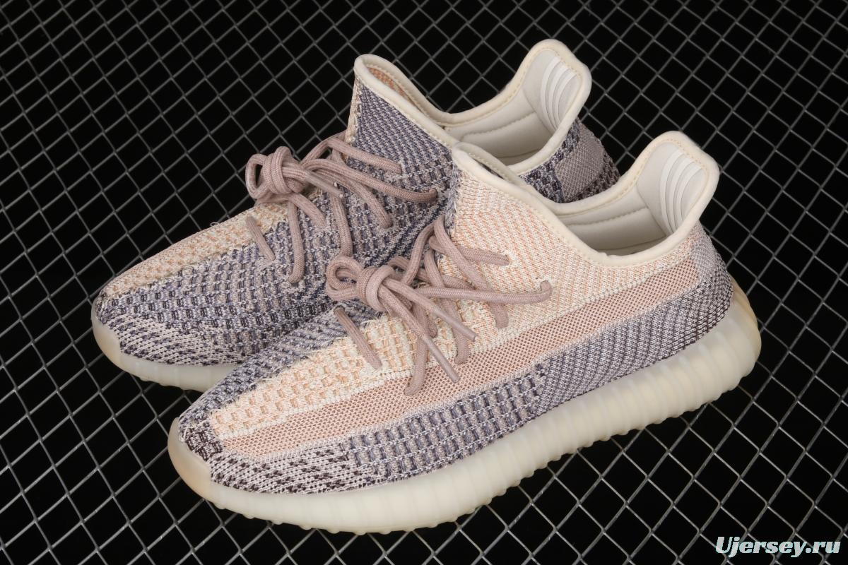 Adidas Yeezy 350 Boost V2 Ash Pear GY7658 Darth Coconut 350 second Generation hollowed-out Grey Pearl Color BASF Boost original