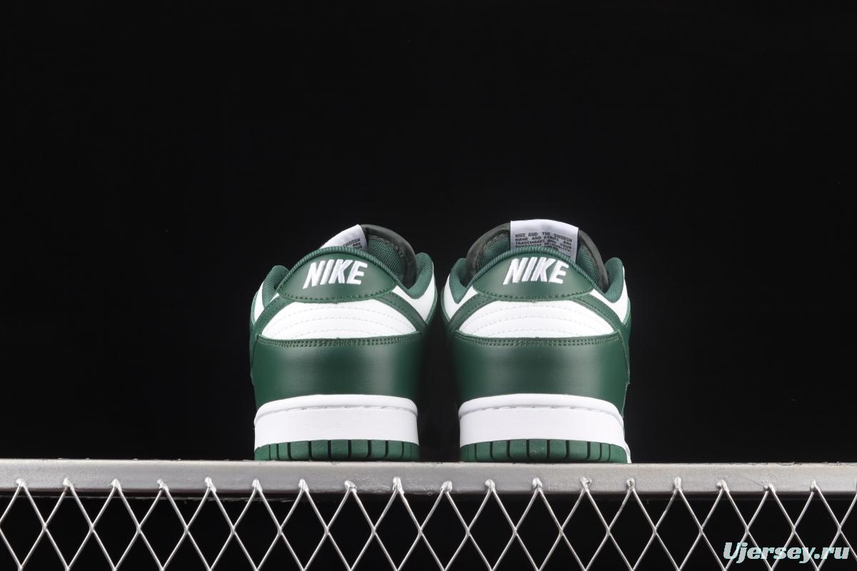 NIKE SB DUNK Low Team Green Michigan White and Green Slam Dunk Series low side Leisure Sports Skateboard shoes DD1391-101