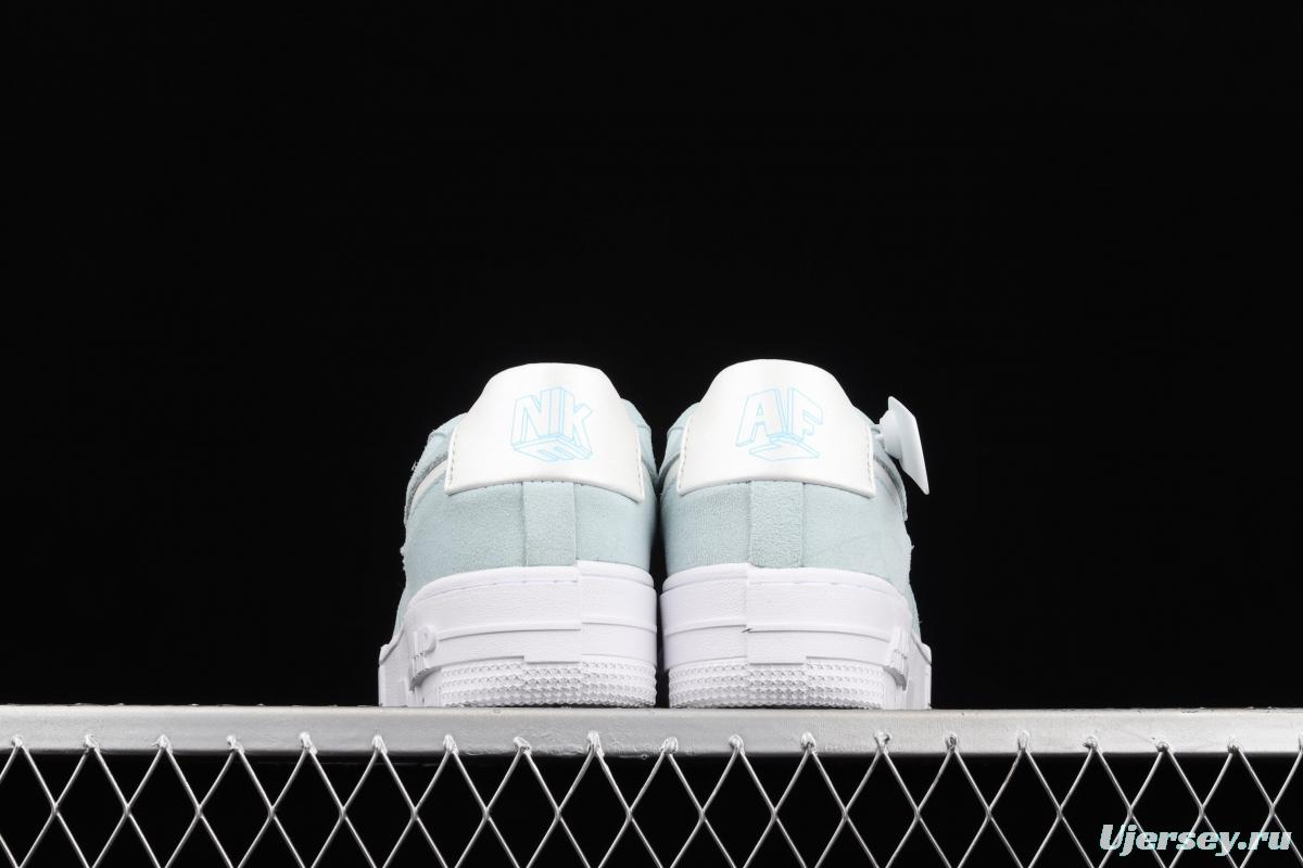 NIKE Air Force 1 Pixel deconstructing wind low-top casual board shoes DH3855-400