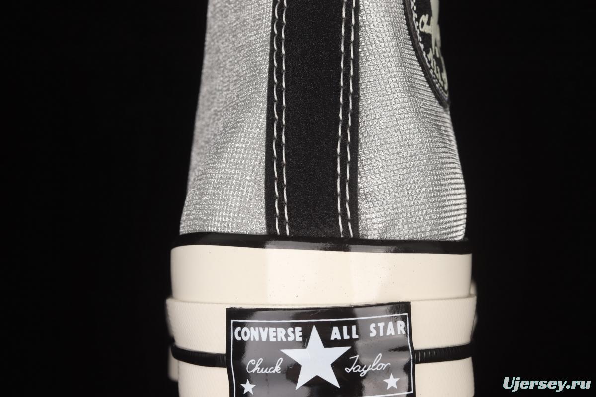 Converse Chuck Taylor All Star Converse silver flash high top casual board shoes 572038C