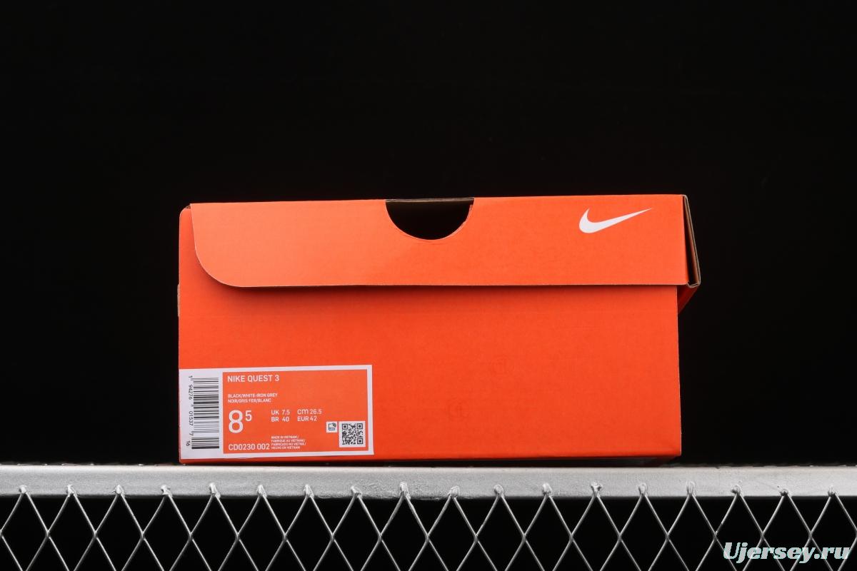 NIKE Quest 3 extreme series of ultra-light leisure jogging shoes CD0230-002