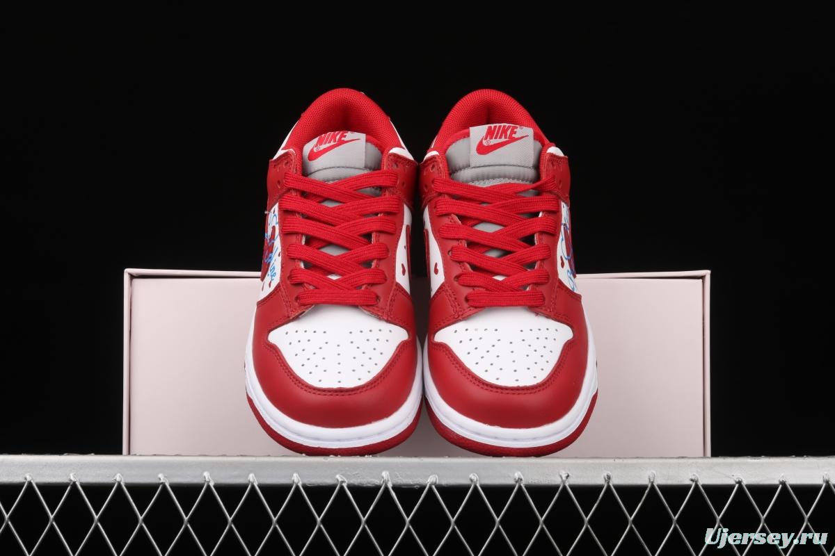 NIKE SB DUNK Low Valentine's Day Valentine's Day Limited gift box dunk series low side leisure sports skateboard shoes DD1391-003