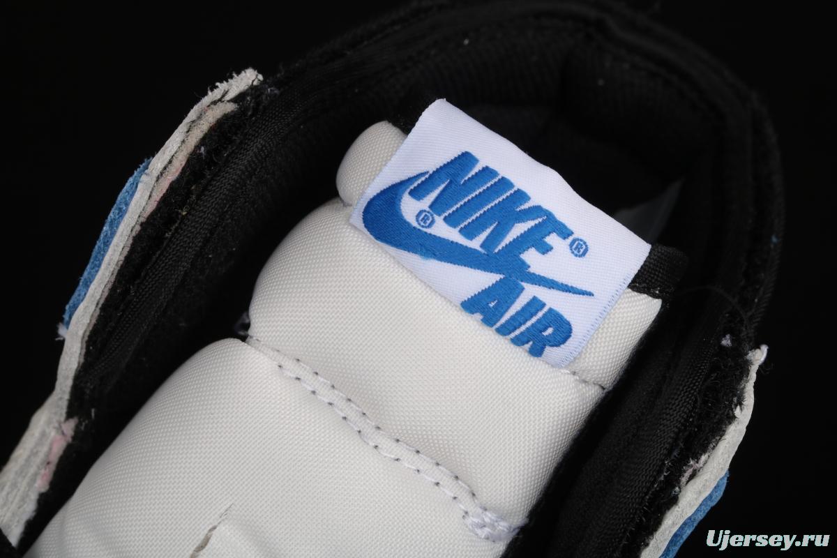 Travis Scott x Air Jordan 1 High OG Lightning inverted tick DH3227-105