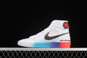 NIKE Blazer Mid'77 Vintage Have A Good Game video game pixel League of Legends Trail Blazers high-top casual board shoes DC3281-101