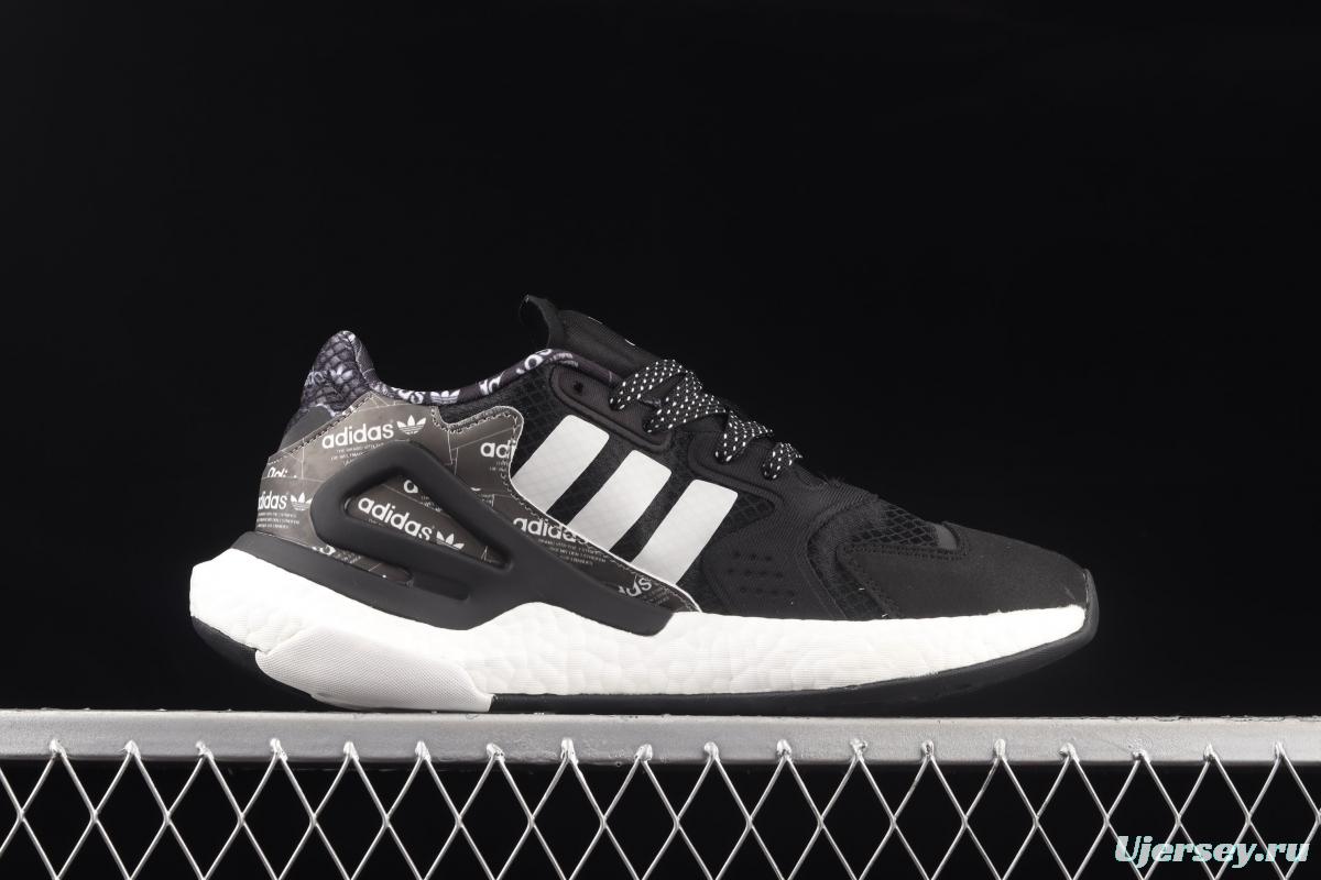 Adidas Day Jogger 2020 Boost FW3023 new Nightwalker second generation popcorn vintage running shoes