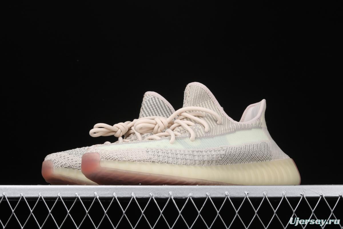 Adidas Yeezy 350 Boost V2 FW5318 Darth Coconut 350 second generation lemon star color match