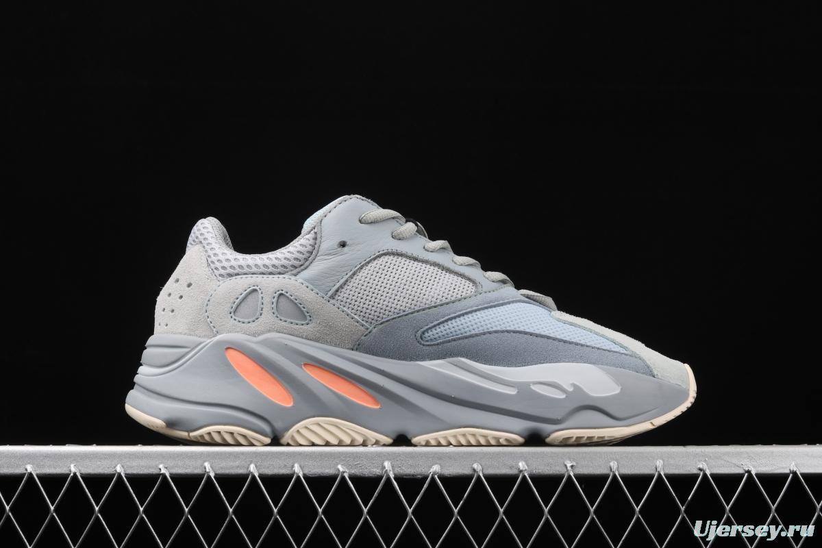 Adidas Yeezy Boost 700 Inertia EG7597 Kanye Coconut 700 Grey Orchid running shoes BASF Popcorn