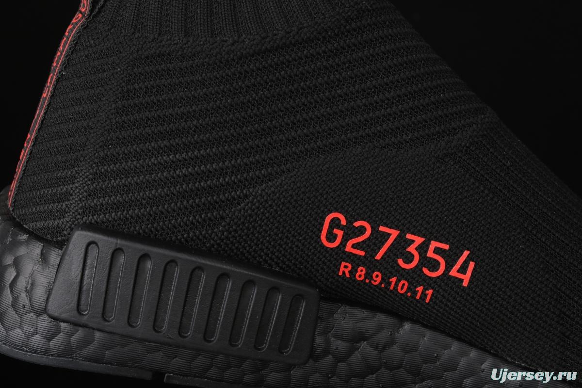 Adidas NMD CS1 competes for Cloud Black G27354 stretch knitted sock shoes