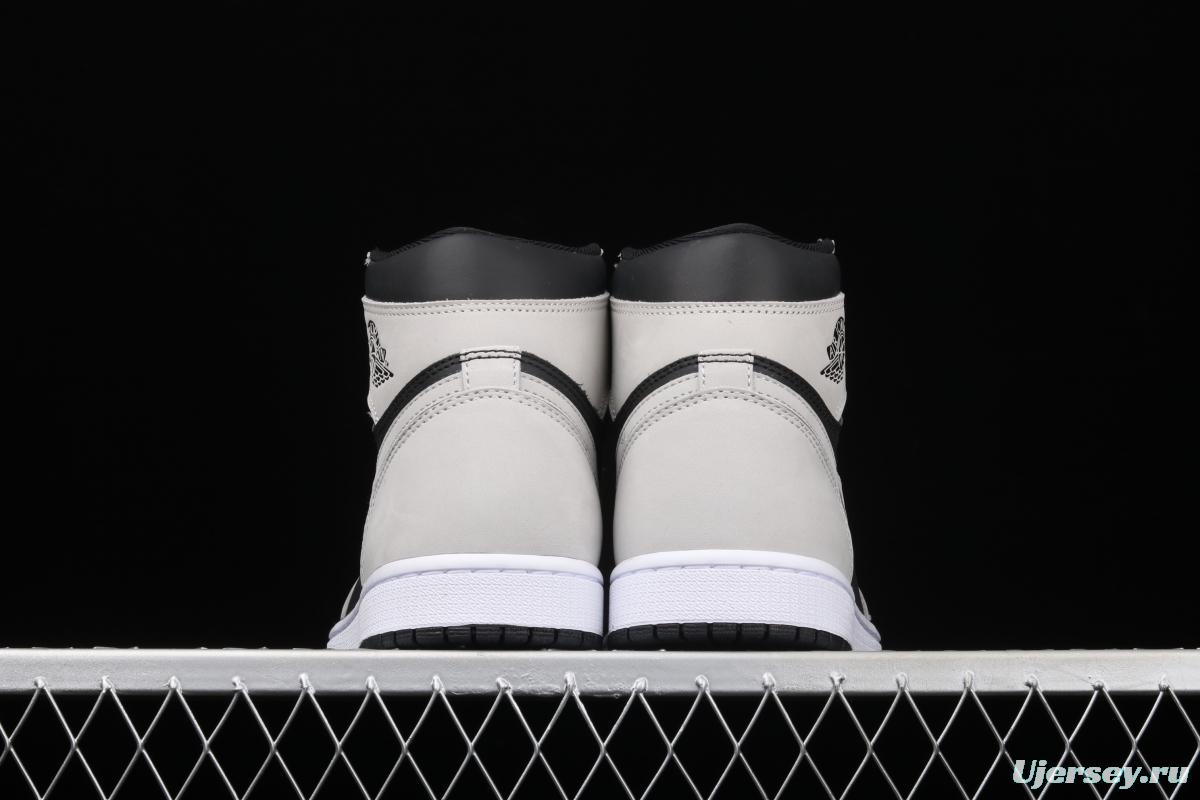 Air Jordan 1 High Gao Bang Gray Panda Shadow Gray 2.0 555088-035