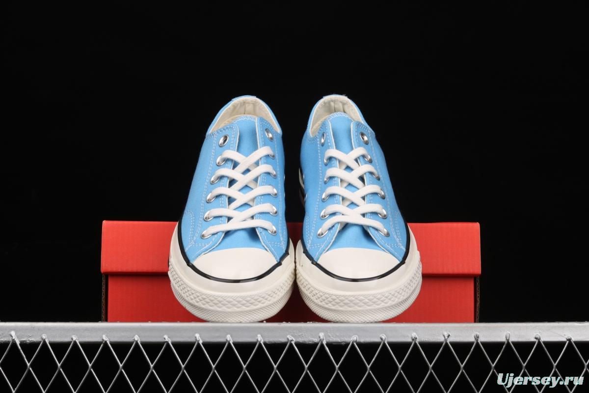 Converse Chuck 70s new spring color lake water blue matching low-top casual board shoes 171569C