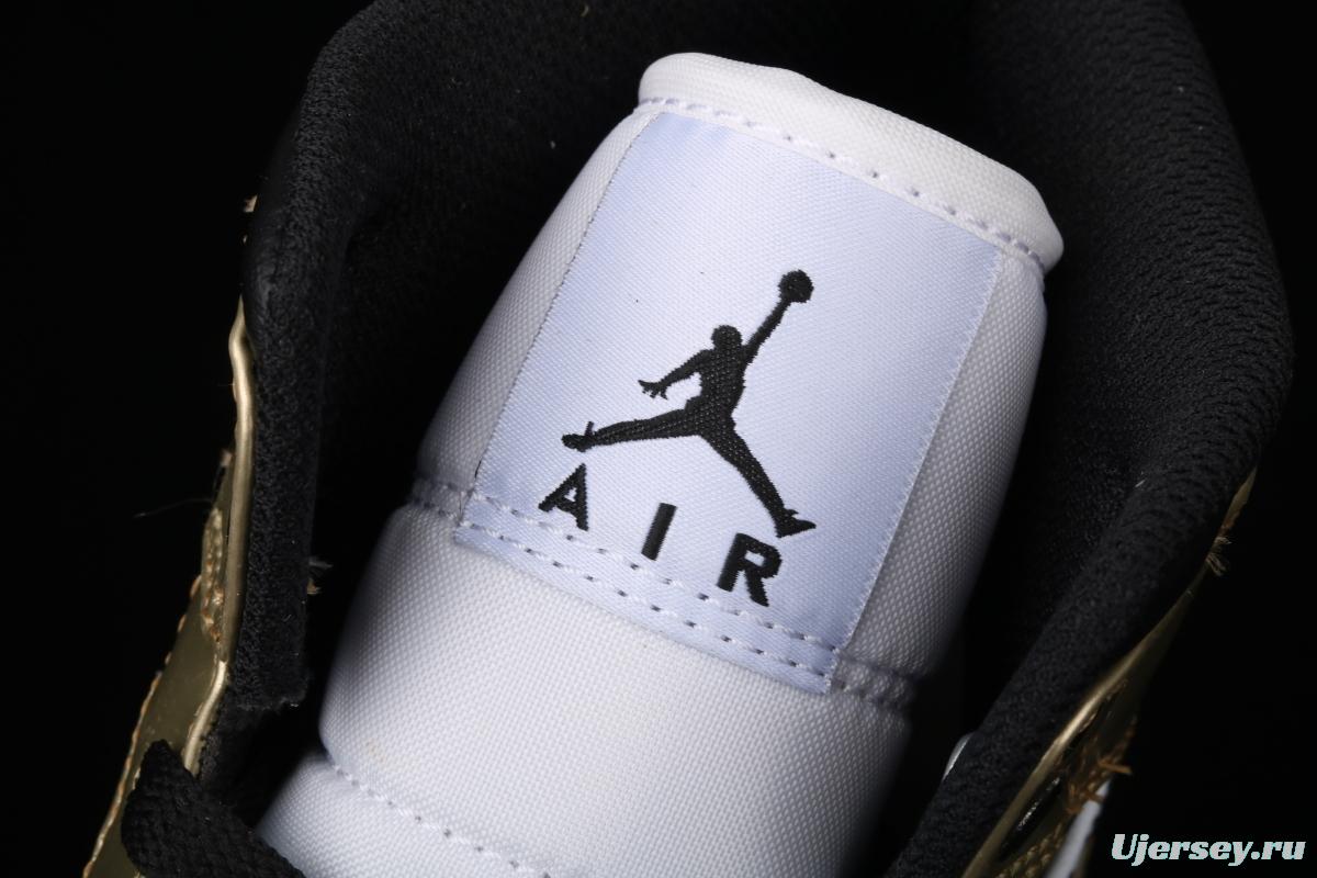 Air Jordan 1 Mid liquid gold DC1419-700