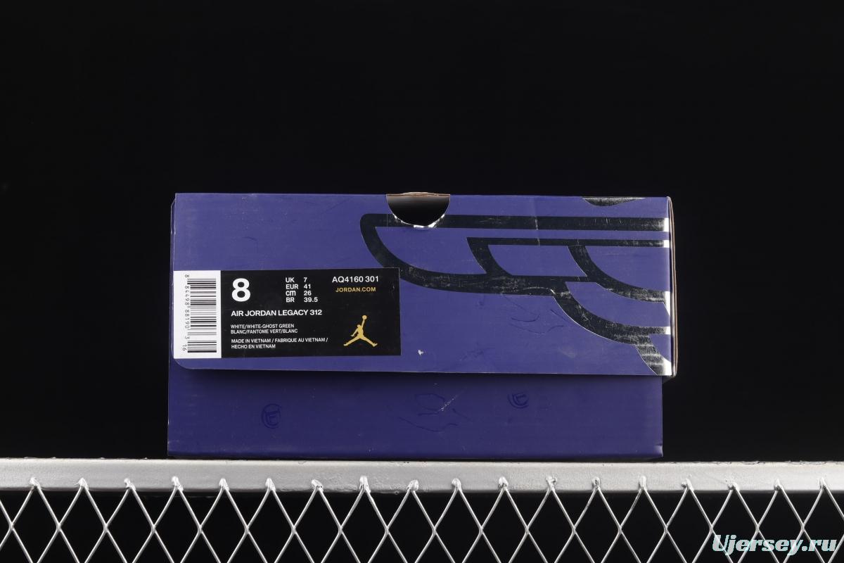 Jordan Legacy 312 apple green color Velcro three-in-one board shoes AQ4160-301