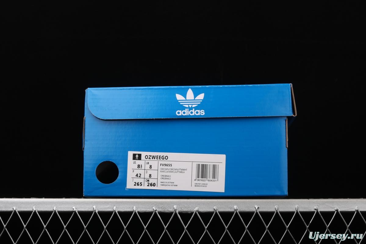 Adidas Originals Ozweego W FV9655 Darth clover retro 3M reflective breathable running shoes