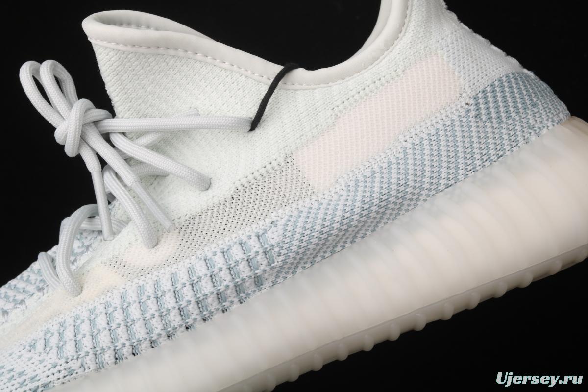 Adidas Yeezy 350 Boost V2 FW3043 Darth Coconut 350 second generation hollowed-out silk ice blue BASF popcorn