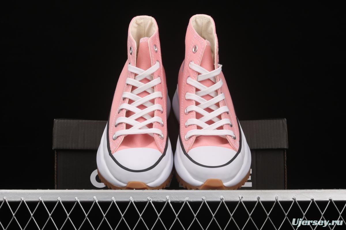 Converse x Keith Hatding Run Star Hike muffin thick-soled high-top casual board shoes 164947C