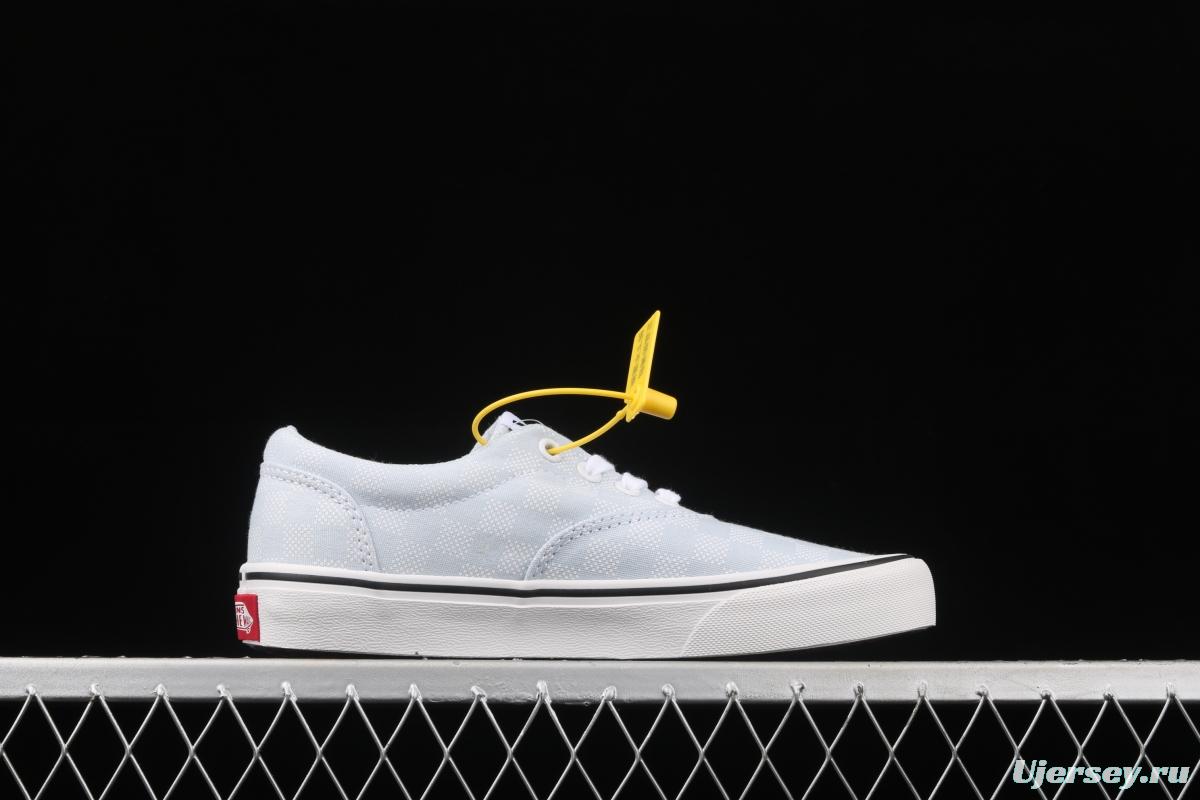 Vans Doheny Era Milk Blue Checkerboard online Celebrity shoes VN0A3MVZ3QN