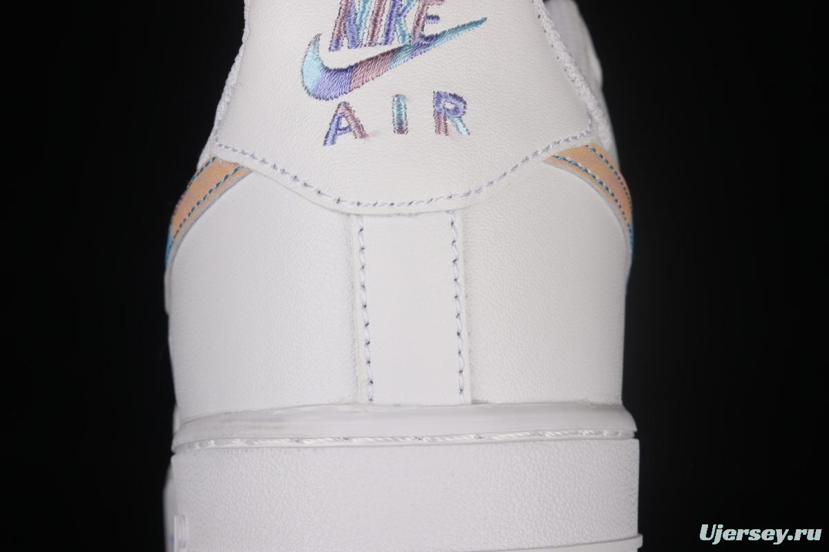 NIKE Air Force 1x 07 Lx graffiti low upper board shoes DD8959-100