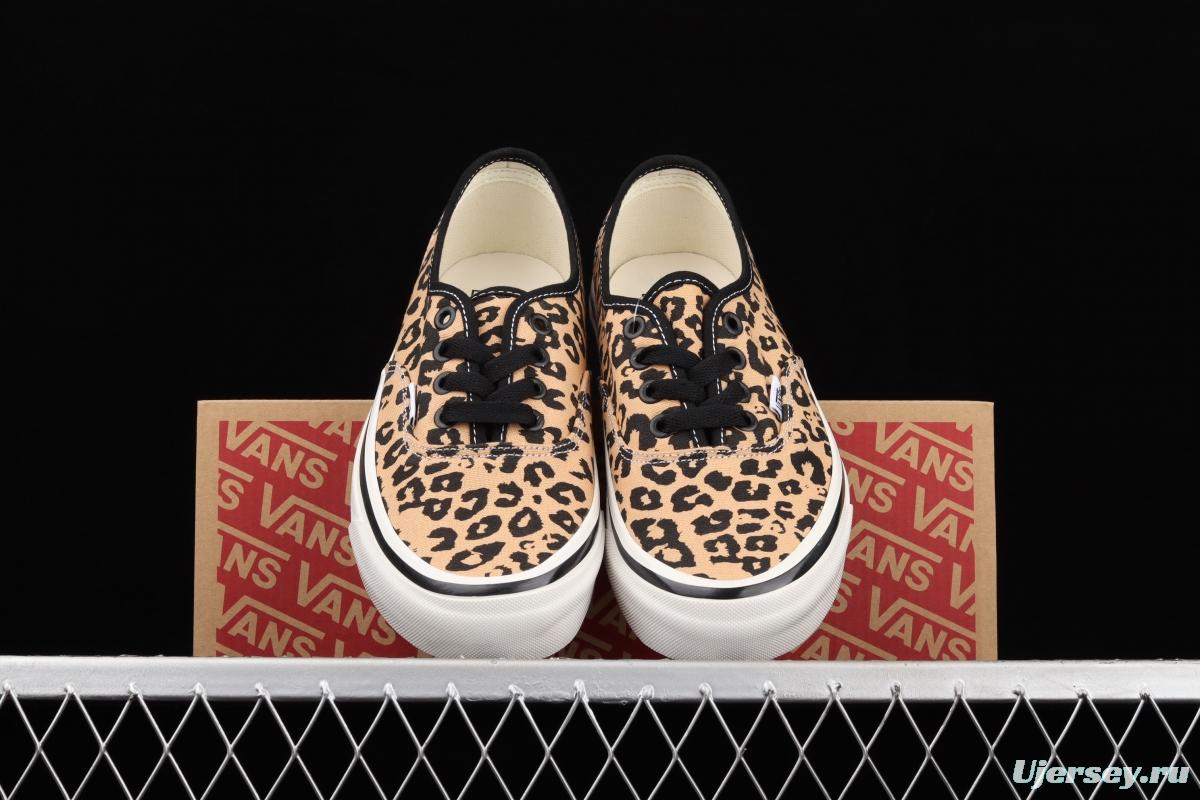 Vans Authentic 44 DX Anaheim low top leopard print low top board shoes VN0A54F29GI
