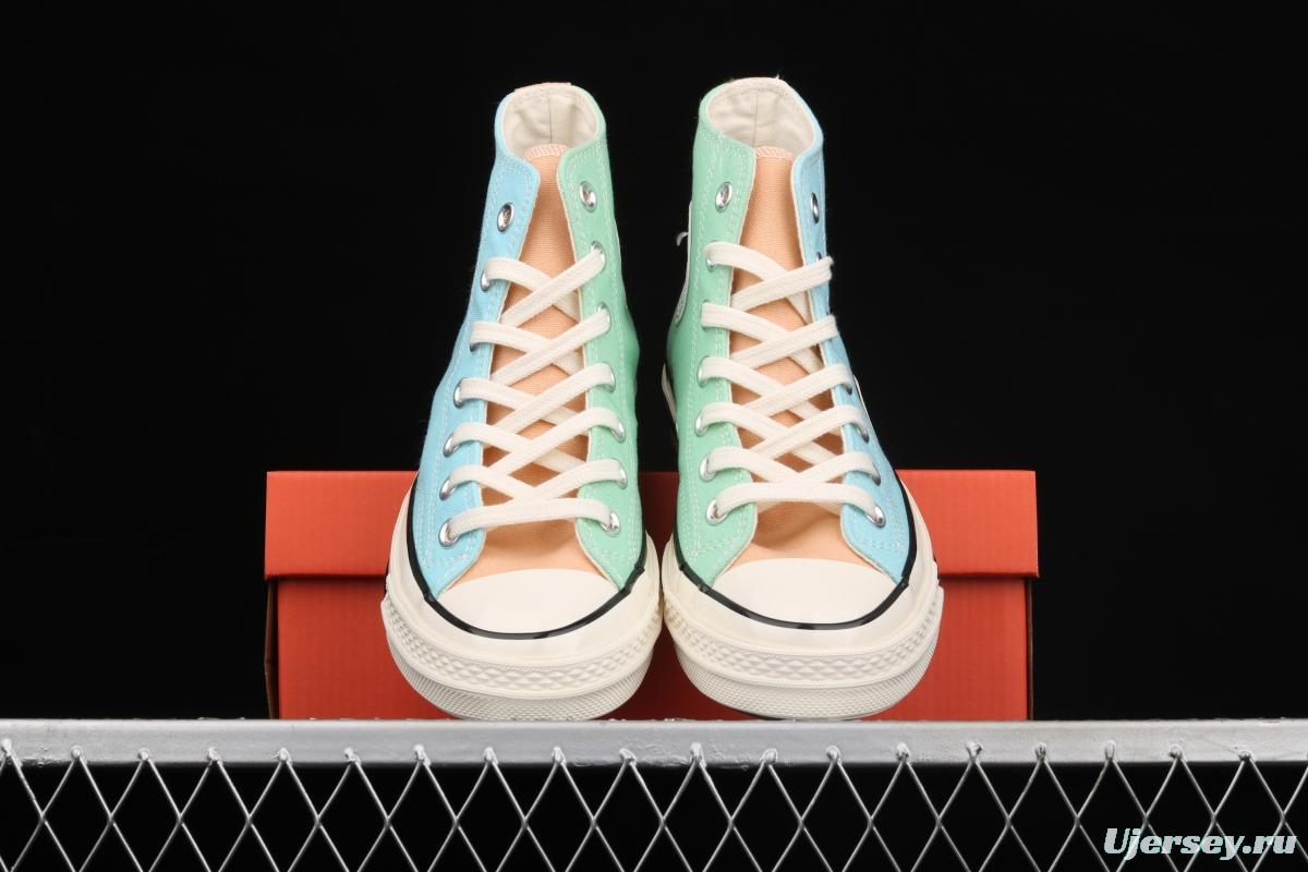 Converse Chuck 70s summer ice cream splicing color fashion high upper shoes 171124C