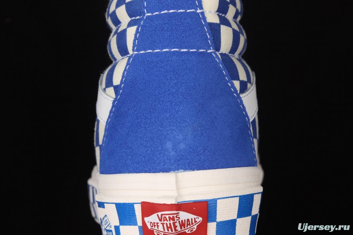 Vans SK8-Hi Vans Anaheim chessboard checkered high top casual board shoes VN0A38GF2U8