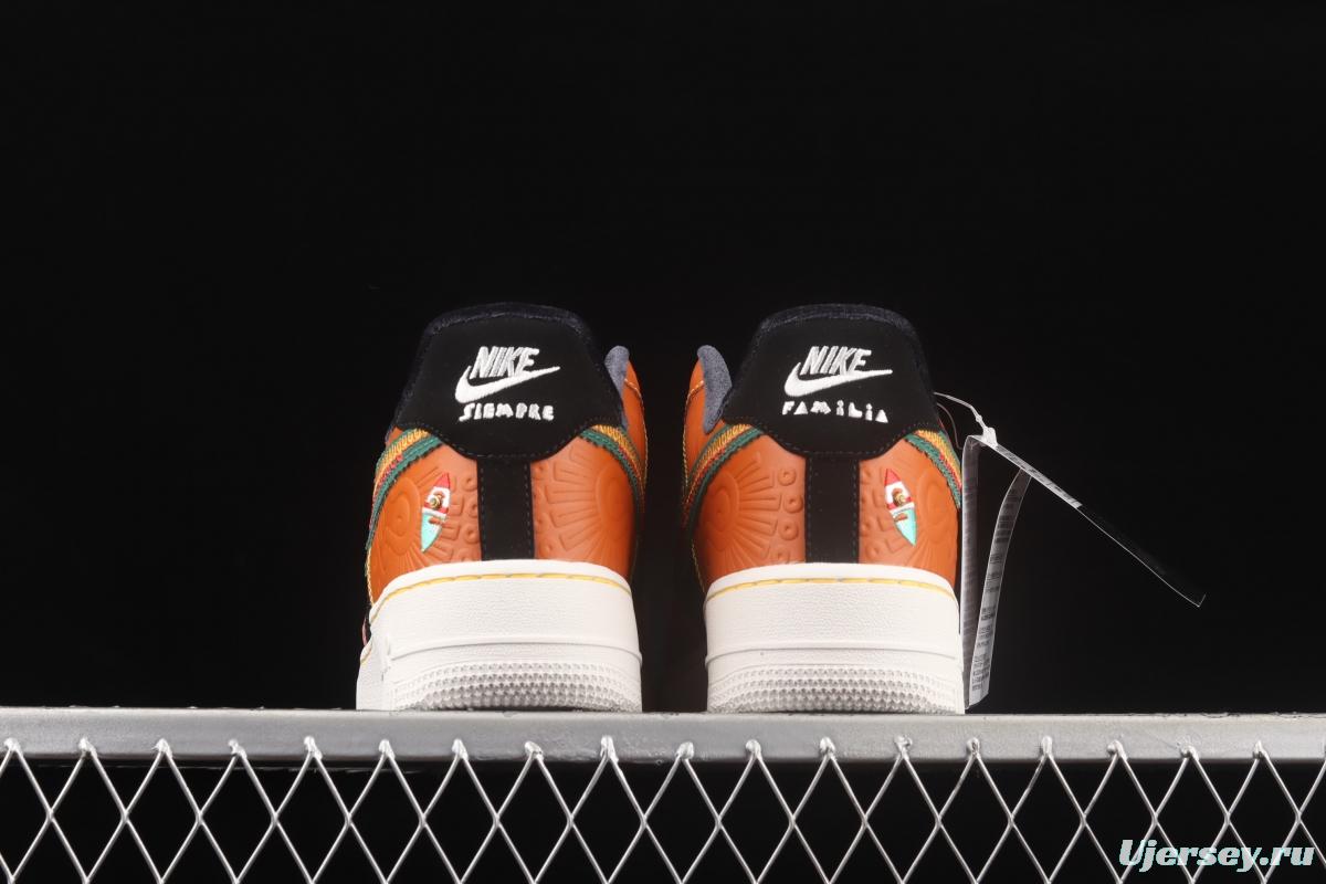 NIKE Air Force 1x 07 Low Siempre Familia Mexican style Day of the Dead low upper board shoes DO2157-816