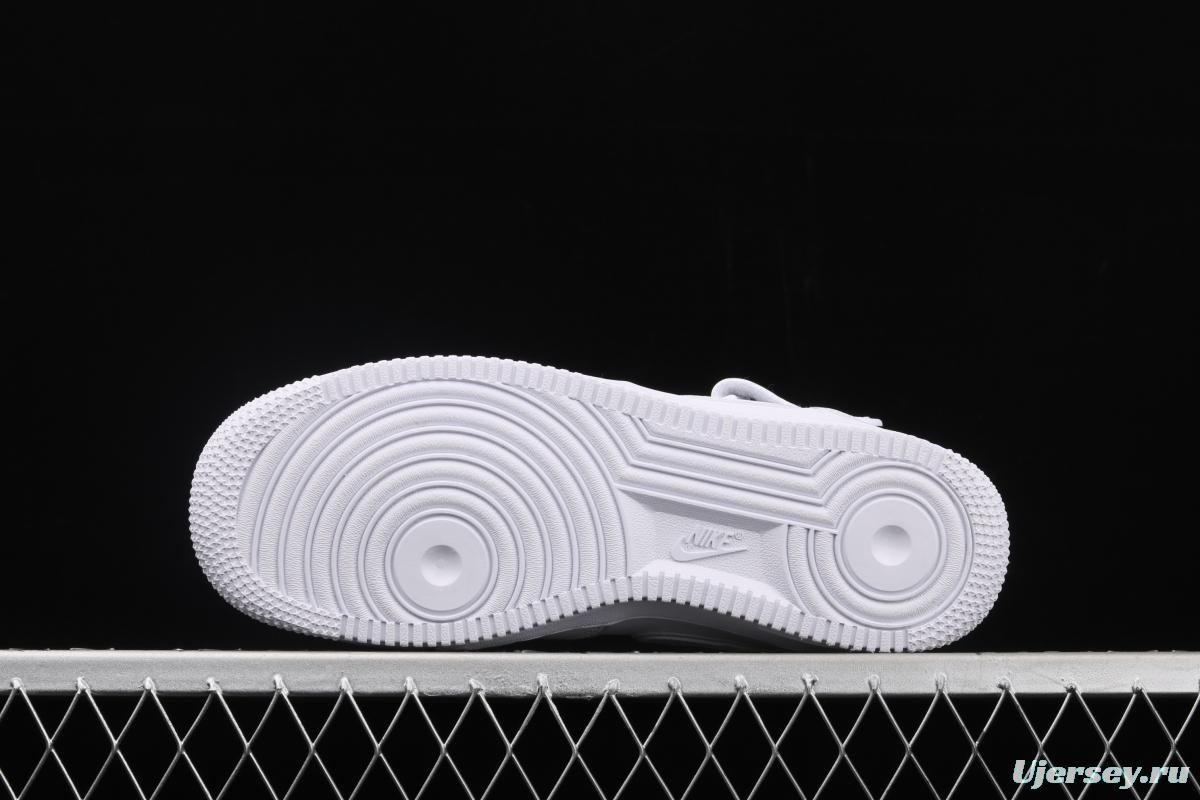 NIKE Air Force 1x 07 Mid laser white 3M reflective medium side leisure sports board shoes 369733-809