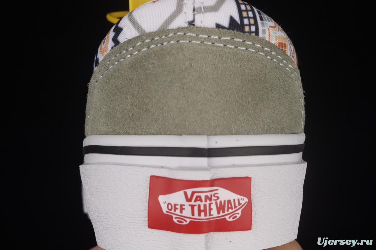 Vans Style 36 Moroccan style theme series high top leisure sports board shoes VN0A54F6688