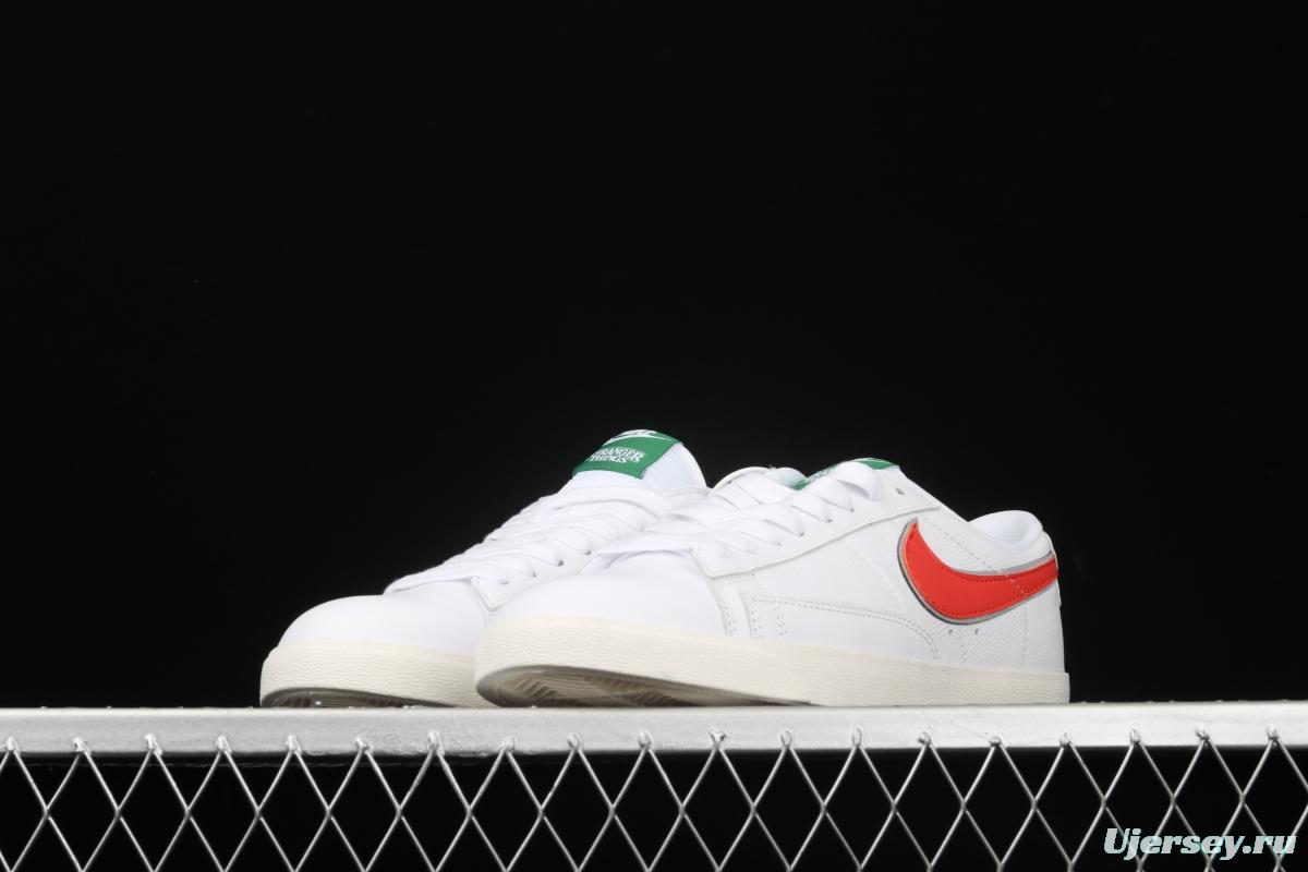 Stranger Things x NIKE Blazer Low QS HH strange things co-signed trailblazer casual board shoes 454471-100