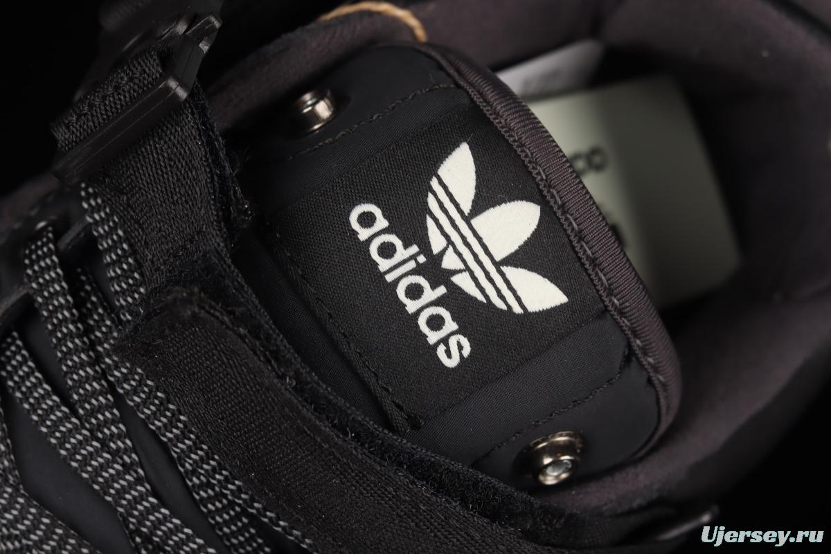 Adidas BAdidas Bunny Forum 84 Low GW5021 black rabbit Velcro popular single classic vintage basketball shoes