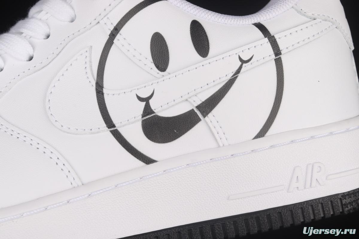 NIKE Air Force 11607 Lv8 ND Have A Good Day Air Force smiley face series low-top casual board shoes BQ9044-100