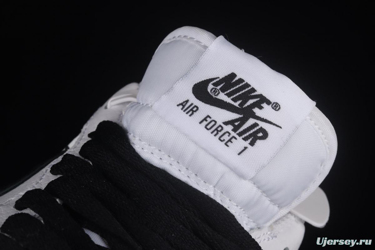 NIKE Air Force 1o07 Low AN20 classic white and black low-top casual board shoes CT2302-100