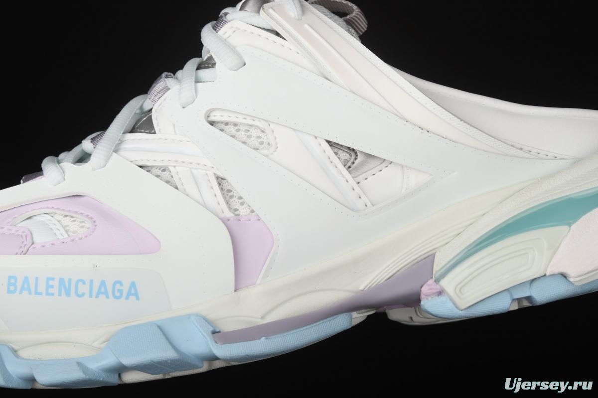 Balenciaga Sneaker Tess s.Gomma MAILLE WHITE/ORANGE 2021ss 3.0 three-generation outdoor concept shoes semi-drag W3AC49045