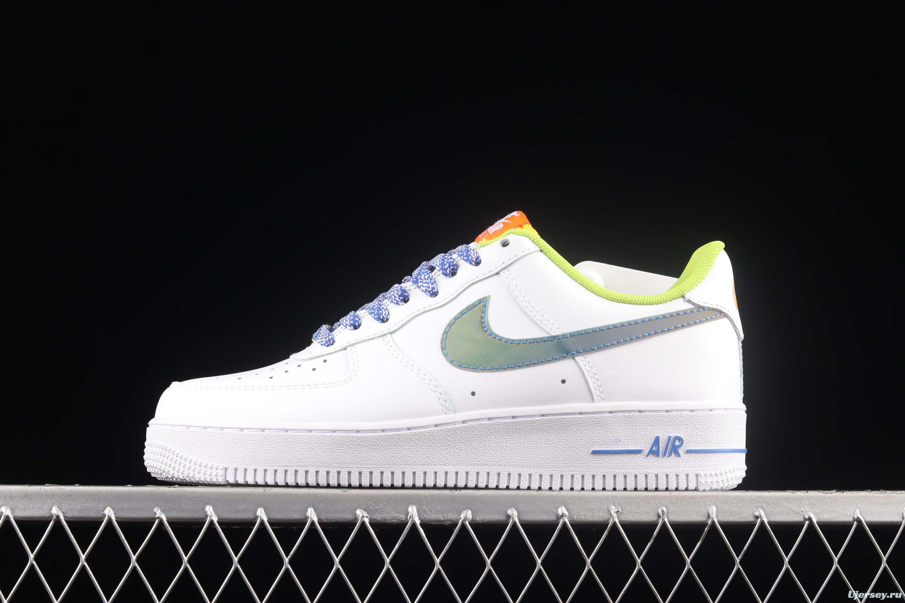 NIKE Air Force 11607 Low 3D colorful hook low-top casual board shoes DQ7767-100