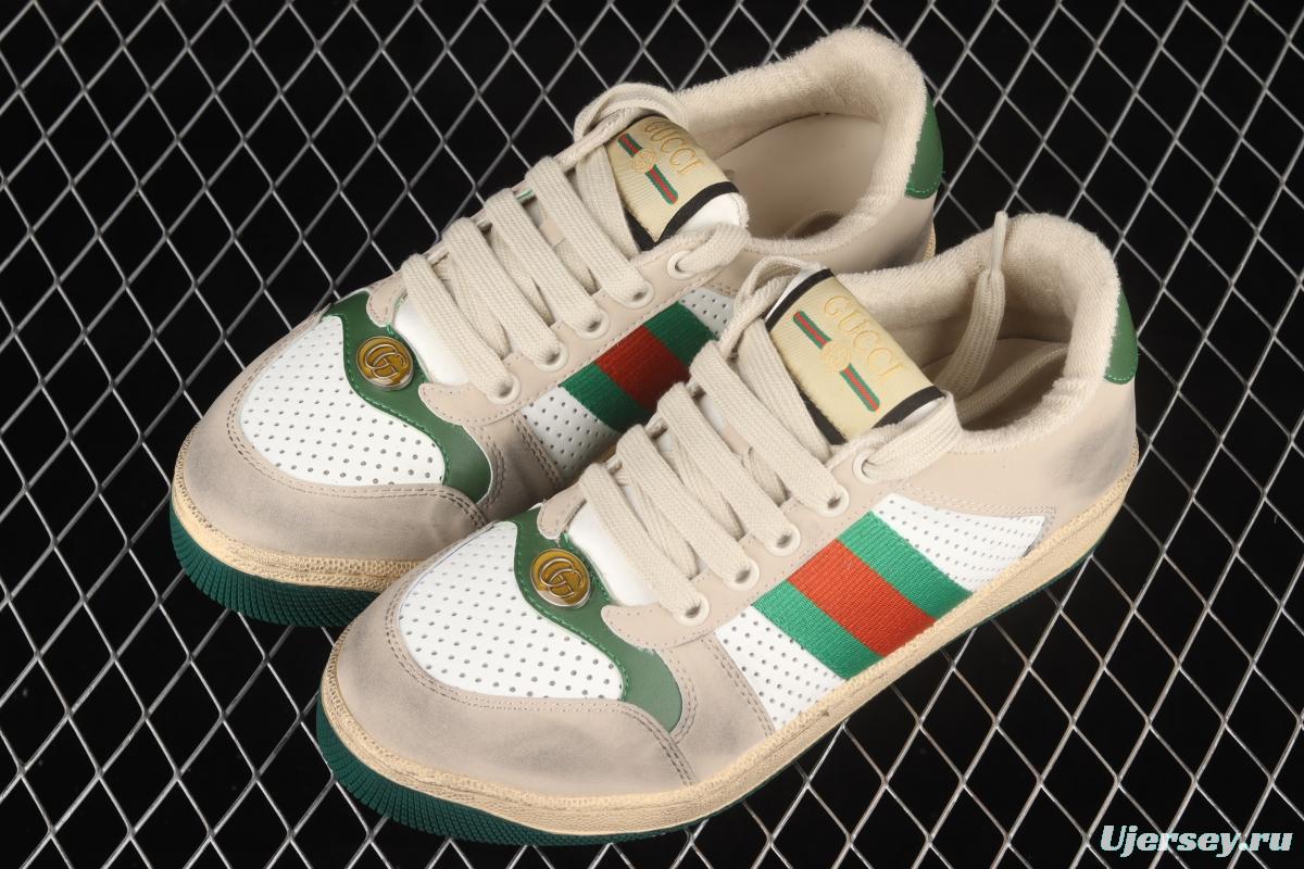 Gucci Distressed Screener Sneaker Gucci classic dirty shoes