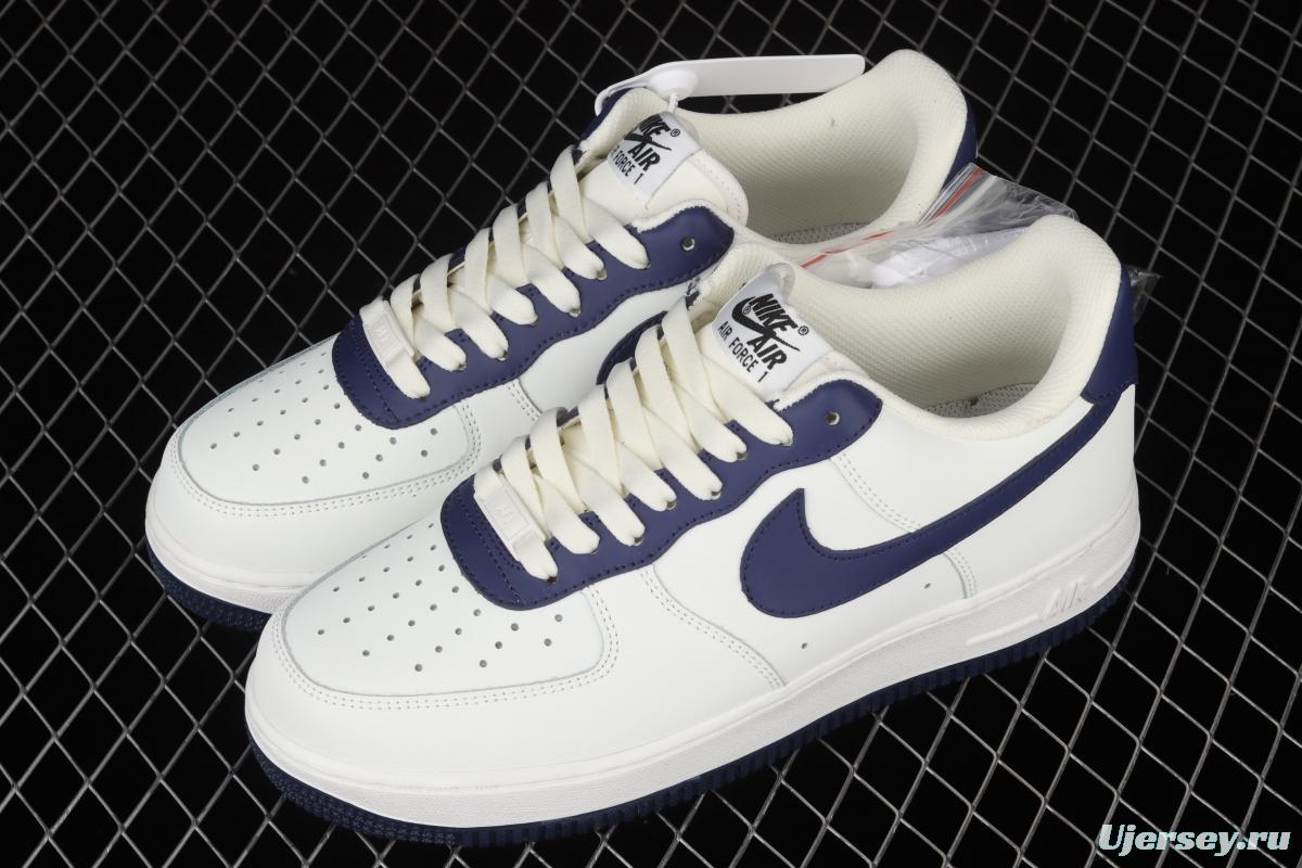 NIKE Air Force 11607 Low rice blue stitching low-top casual board shoes AL2236-106