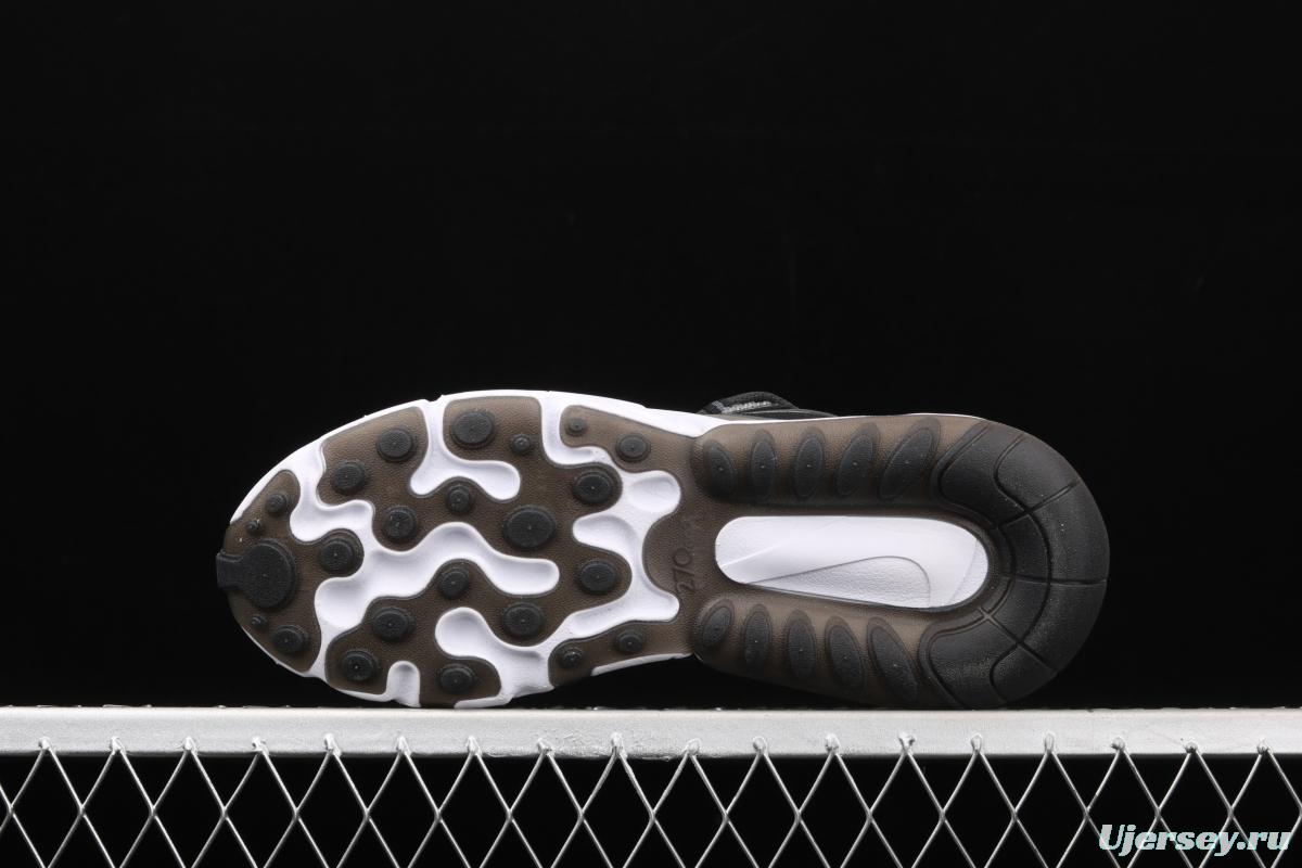 NIKE Air Max 270React new high-frequency mesh function half-palm air cushion cushioning running cloth shoes CT5064-001