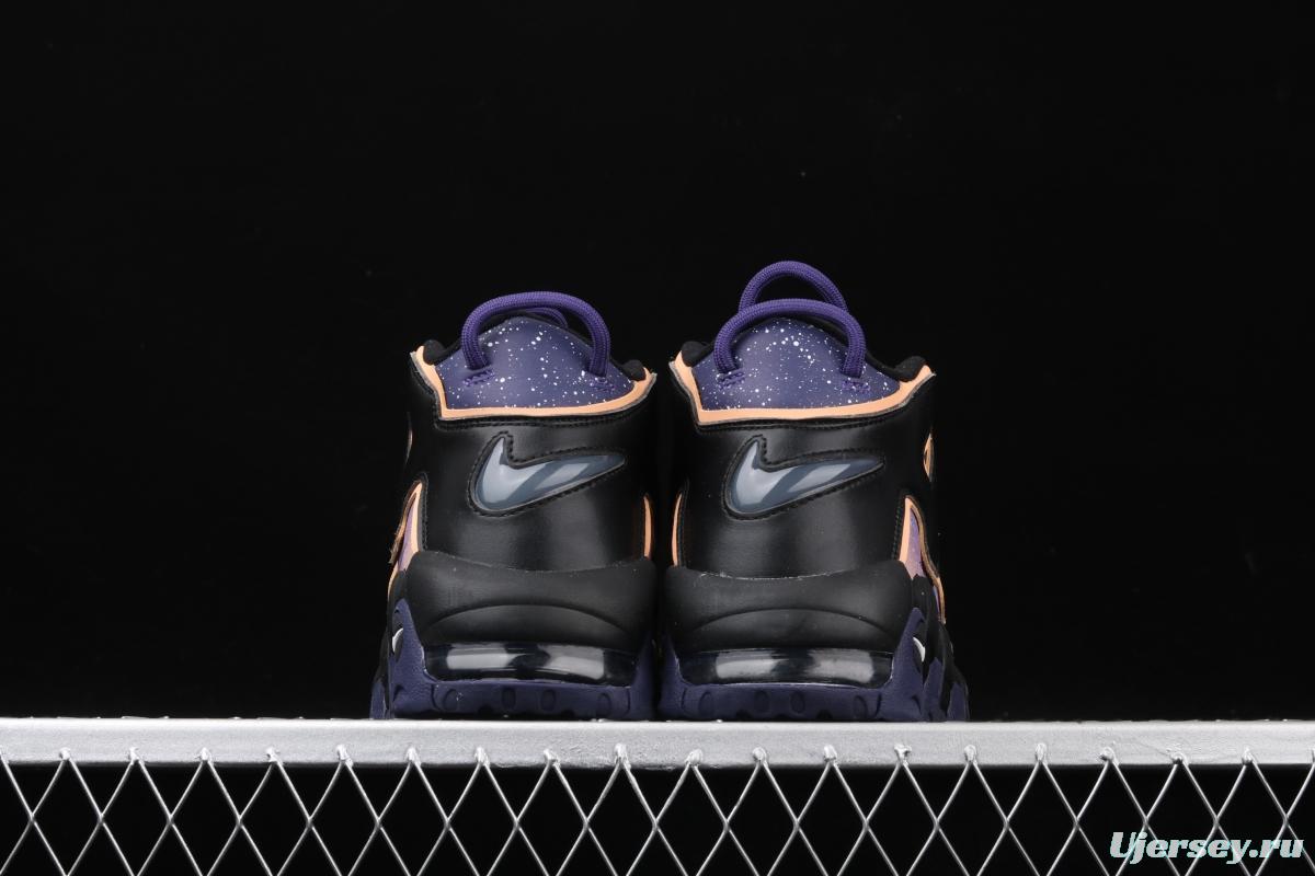 NIKE Wmns Air More Uptempo Dusk To Dawn Starry Sky Purple Cloud Pippen Classic High Street Basketball shoes Series 553546-018